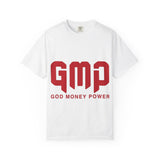 T-Shirt — GMP Bold Logo “God Money Power” Graphic Tee