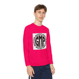 Youth Long Sleeve Tee — "GMP" Good Money Power Circular Logo
