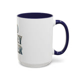 God Money Power Accent Coffee Mug - Inspirational Faith & Prosperity Ceramic Mug (11/15oz)