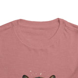 Toddler Tee — Tiger Face "God Money Power" Graphic