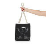 Angel Of Death Grim Reaper Wings Tote Bag — Gothic Scythe Design