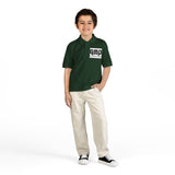Youth Polo Shirt with 'GMP God Money Power' Chest Logo