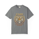 GMP Tiger Crest T‑Shirt — "God Money Power" Graphic Tee