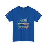 Graphic Tee — "God Money Power" Spiritual Streetwear T-Shirt