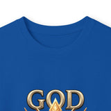 Long Sleeve Tee — GOD MONEY POWER Graphic Shirt