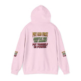 Inspirational Graphic Hoodie - "Put God First, Hustle for the Money, Put Yourself in Power"