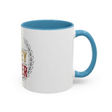 God Money Power Accent Coffee Mug — Inspirational Faith & Success Ceramic Mug (11/15oz)