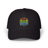 God Money Power Dad Cap — Colorful Faith & Hustle Embroidered Hat