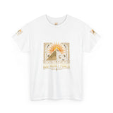 Pyramid Sun Graphic Tee — "You Make Me Whole" Cotton T-Shirt