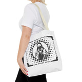 Tote Bag — "God Money Power" Retro Saint Graphic Tote