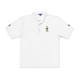 Embroidered Sunflower Polo Shirt
