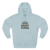 God Money Power Hoodie — Graphic Faith & Hustle Pullover