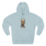 God Money Power Hoodie — Graphic Religious Statement Pullover