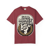 God Money Power Graphic T-Shirt