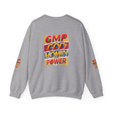 GMP God Money Power Graphic Crewneck Sweatshirt