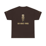 God · Money · Power Tee — GMP Gold Block Logo T-Shirt