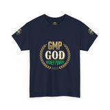 GMP God Money Power Tee — Motivational Gold Laurel Graphic T-Shirt