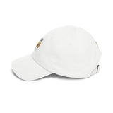 Classic Dad Cap — 'GMP GOD' Embroidered White Baseball Hat
