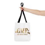 GMP "God Money Power" Gold Logo Tote Bag