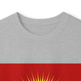 Long Sleeve Tee — 'God, Money, Power' Retro Palm Graphic