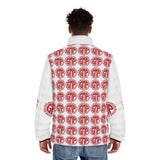 GMP Red Logo All-Over Print Puffer Jacket