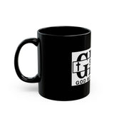 God Money Power (GMP) Black Coffee Mug — 11oz & 15oz