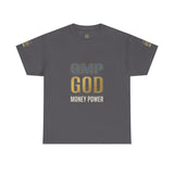 GMP GOD Money Power T-Shirt — Bold Gold Logo Tee