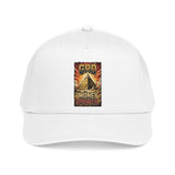 Baseball Cap — "God, Money, Power" Vintage Pyramid Graphic Hat