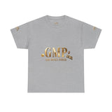 GMP "God Money Power" Tee - Gold Logo Graphic T-Shirt
