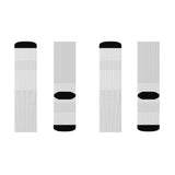 Custom Logo Sublimation Socks — Personalized Athletic Crew Socks with 'GMP' Design