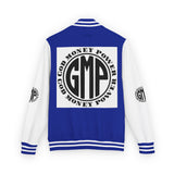 Letterman Jacket - "GMP (God Money Power)" Black & White Varsity Jacket