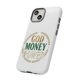 Phone Case — "God Money Power" Inspirational Religious Design