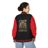 Letterman Jacket — GMP 'God Might Power' Vintage Crest Varsity Jacket