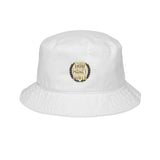 Embroidered Gold Seal Bucket Hat — Premium Festival & Streetwear Accessory