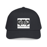 God Money Power Baseball Cap — GMP Embroidered Mid-Profile Snapback