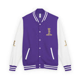 Letterman Jacket — "Champion King" Trophy Crest Varsity Jacket