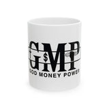 GMP "God Money Power" Ceramic Mug – Bold Faith & Hustle Coffee Cup (11oz, 15oz)