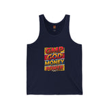 GMP God Money Power Graphic Tank Top — Bold Retro Typography Summer Tank