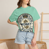 God Money Power T-Shirt — Crown Emblem Graphic Tee (God • Money • Power)