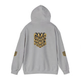 GMP "Good Money Power" Hoodie — Retro 3D Gold Logo Pullover