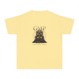 GMP 'Gold Money Power' Youth Tee — Regal Throne Graphic Kids T‑Shirt