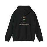 God • Money • Power Hoodie — Minimal Faith & Ambition Graphic Hoodie