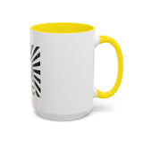 Coffee Mug — 'God Money Power' Bandana Jesus Black Accent Mug (11/15oz)