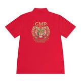 GMP Tiger Crest Polo — God Money Power Chest & Back Logo