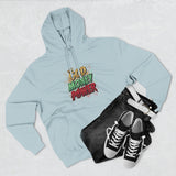 God Money Power Hoodie — Graphic Fleece Pullover with Crown Logo