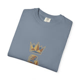 God Money Power T-Shirt — Crown & Coins Faith-Inspired Graphic Tee
