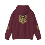 GMP "Good Money Power" Hoodie — Retro 3D Gold Logo Pullover