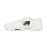 Men's Low Top Sneakers — 'GMP' Logo Casual Canvas Shoes