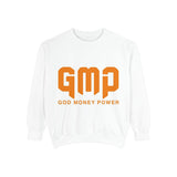 GMP ‘God Money Power’ Sweatshirt — Bold Orange Logo Crewneck