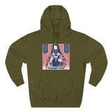 Patriotic 'God Money Power' Hoodie — Americana Flag Graphic Fleece Hoodie